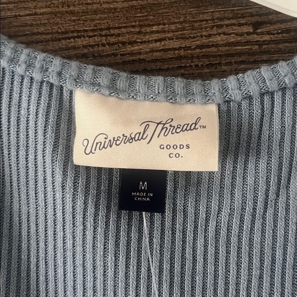 Universal Thread Gray Ribbed Tank Top - Picture 7 of 7
